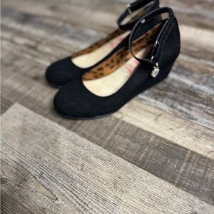 Girla Black Wedges Jellypop size 3